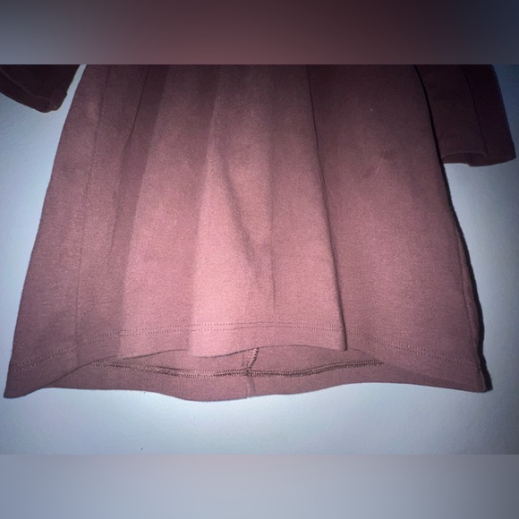 Sunday Best by Aritzia, half zip dress, size Medium, cognac brown, EUC - Picture 11 of 11